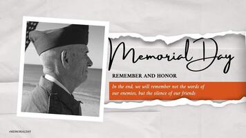 Memorial Day Twitter Post Template