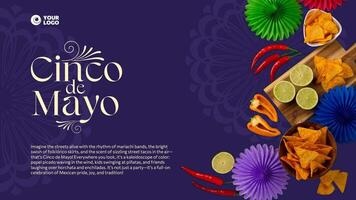 Happy Cinco De Mayo Greeting Post template