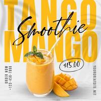 Mango Smoothie Promotion Post for Instagram template
