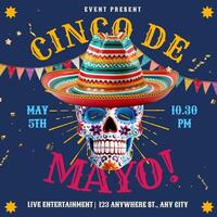 cinco de mayo social media post template