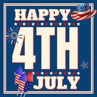4th july social media post for independence day template