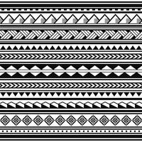 ethnic polynesian hawaiian tribal pattern ethnic ornaments art fabric carpet print pattern wallpaper background vector