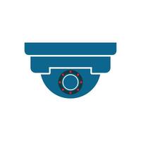 security camera with a red light design vector