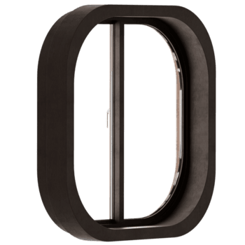 hacer redondeado doble ventana marco con transparente antecedentes png