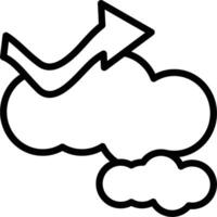 cloud motion icon vector