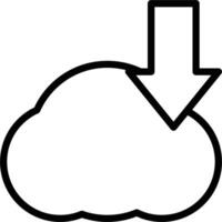 backup downloader icon vector