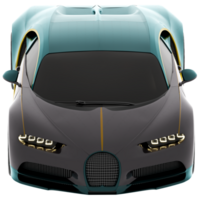 3d render luxury sport car with transparent background png
