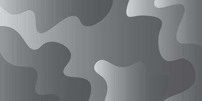 Abstract Monochrome Camouflage Background with Smooth Organic Shapes vector
