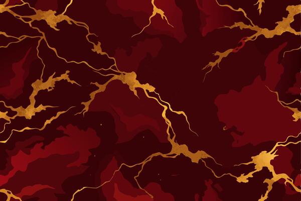 Premium seamless golden and red marble texture. Luxury background