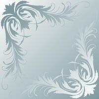Silver color islamic background design vector