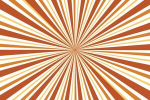 simple abstract lite dark orange brown cream color sunburst line pattern creative geometric monochrome circle sunburst line pattern that can be used as a background or texture retro sunburst design vector