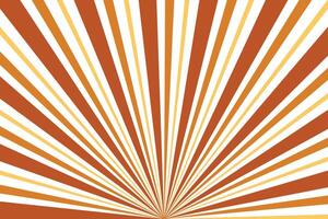 simple abstract lite dark orange brown cream color sunburst line pattern sunburst rays background a white background with a star that can be used as a background or texture retro sunburst vector