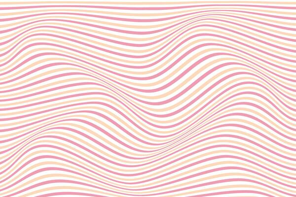 simple abstract soft light color geometric horizontal wavy line pattern
