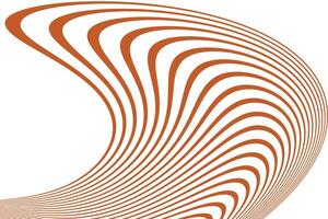 modern simple abstract dark ancient orange color creative geometric wavy thin line pattern elegant abstract composition with curved lines and stripes vector