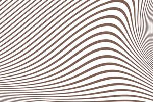 modern simple abstract dark ancient color creative geometric wavy thin line pattern wavy optical illusion with brown stripes vector