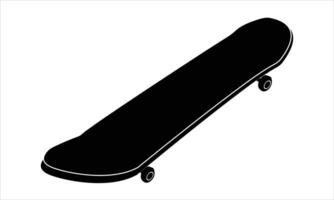 skateboard Illustration on white background vector