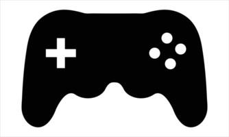 Game controller silhouette icon vector