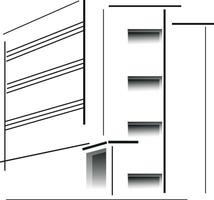 bauhaus architecture art shapes vector