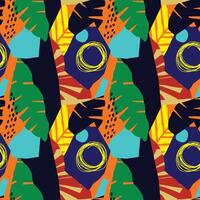 a colorful pattern with a circle and a circle vector