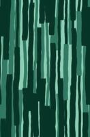 Abstract composition with vertical brushstrokes in varying shades of green vector
