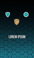 Soccer Jersey with Hexagonal Pattern. vector
