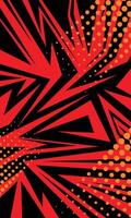 Abstract geometric red stripes textured background for sublimation jersey vector
