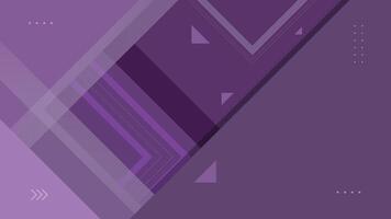 Stylish abstract background in purple tones with geometric lines and shapes for modern clean layouts vector