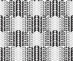 Dotted pattern texture, checkered background. Wavy ripple white tartan texture. Artistic abstract seamless pattern vector