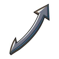 Upward Trend Arrow Pointing Up Growth Success vector
