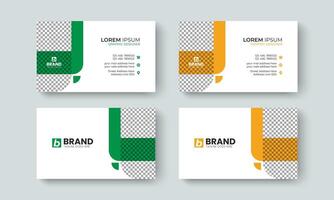 Professional corporate elegant and creative business card design template. Template design for business card, visiting Card, identity card, contact, branding, stationery design layout template. vector