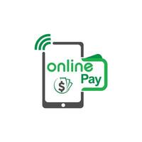 Online Payment and Mobile Banking Illustration vector