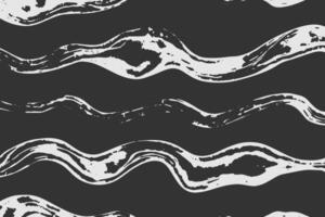 a black, and white pattern with waves vector