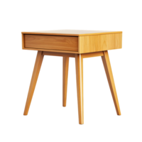 A small wooden table with a drawer on it png