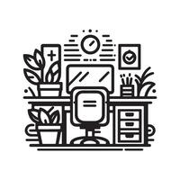 Office Space Design vector