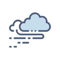 Rain Cloud Icon Symbolizing Weather, Forecast, and Precipitation vector