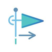 Transform object or media file in the right direction vector