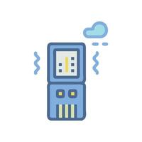 Weather station icon. Forecast, temperature and humidity concept. vector