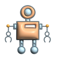3D Robot Artificial Intelligence and Robot Design png