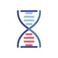 Abstract DNA Strand Illustration for Science and Medicine vector