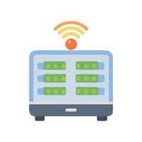Smart hydroponic system with wireless connection on black background vector