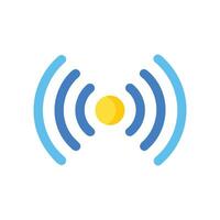 Wifi signal icon wireless internet connection illustration vector