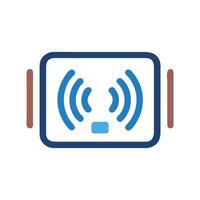 Smartwatch WiFi Connection Icon Design Illustration vector