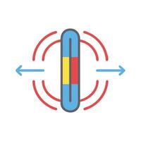 Process Progress Workflow Movement Data Progressing Bar Icon vector