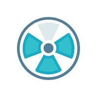 Radioactive Symbol A simple safe isolated illustration design vector