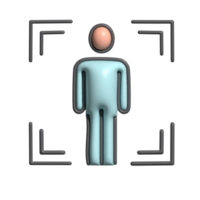 A person is standing in a square with a camera png