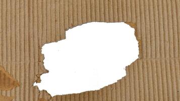 paper box texture or cardboard with torn for design photo