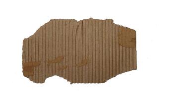 Cardboard wavy pattern background photo