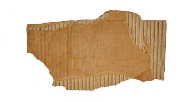 Brown paper texture or cardboard with torn for design background photo
