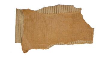 Brown paper box texture cardboard with torn for design background photo