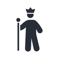 monarchy flat icon style vector